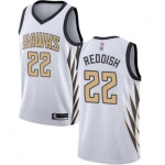 Hawks #22 Cam Reddish White Basketball Swingman City Edition 2018-19 Jersey