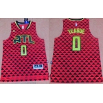 Men's Atlanta Hawks #0 Jeff Teague Revolution 30 Swingman 2015-16 New Red Jersey