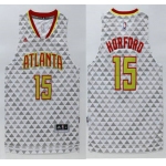 Men's Atlanta Hawks #15 Al Horford Revolution 30 Swingman 2015-16 New White Jersey