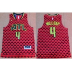 Men's Atlanta Hawks #4 Paul Millsap Revolution 30 Swingman 2015-16 New Red Jersey