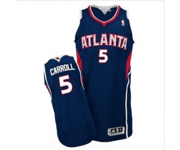 Revolution 30 Atlanta Hawks #5 DeMarre Carroll Blue Stitched NBA Jersey
