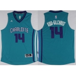 Charlotte Hornets #14 Michael Kidd-Gilchrist Revolution 30 Swingman 2015 New Teal Green Jersey