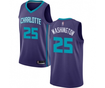 Hornets #25 PJ Washington Purple Basketball Jordan Swingman Statement Edition Jersey