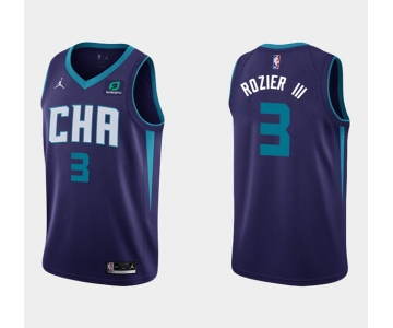Men's Charlotte Hornets #3 Terry Rozier III NBA Stitched Jersey
