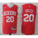 Men's 2017 Draft Philadelphia 76ers #20 Markelle Fultz Red Stitched NBA adidas Revolution 30 Swingman Jersey