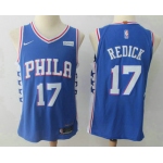 Men's Philadelphia 76ers #17 J.J. Redick Royal Blue 2017-2018 Nike Authentic Stubhub Stitched NBA Jersey