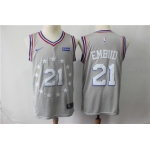 Nike 76ers #21 Joel Embiid 2018-19 City Edition Nike Swingman Jersey