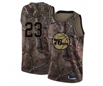 Nike 76ers #23 Jimmy Butler Camo NBA Swingman Realtree Collection Jersey