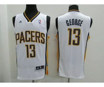 Indiana Pacers #13 Paul George Revolution 30 Swingman White Jersey
