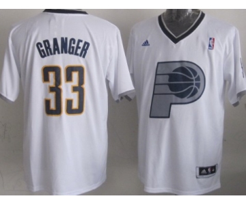 Indiana Pacers #33 Danny Granger Revolution 30 Swingman 2013 Christmas Day White Jersey