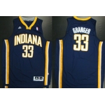 Indiana Pacers #33 Danny Granger Revolution 30 Swingman Navy Blue Jersey