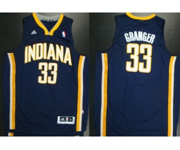 Indiana Pacers #33 Danny Granger Revolution 30 Swingman Navy Blue Jersey