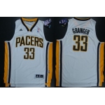 Indiana Pacers #33 Danny Granger Revolution 30 Swingman White Jersey