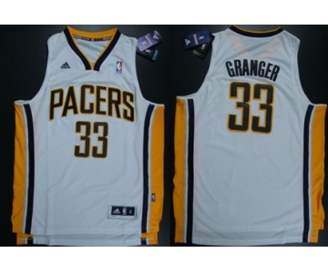 Indiana Pacers #33 Danny Granger Revolution 30 Swingman White Jersey