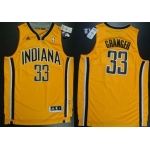 Indiana Pacers #33 Danny Granger Revolution 30 Swingman Yellow Jersey