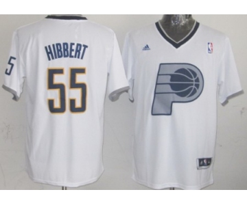 Indiana Pacers #55 Roy Hibbert Revolution 30 Swingman 2013 Christmas Day White Jersey