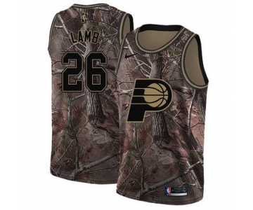 Nike Pacers #26 Jeremy Lamb Camo NBA Swingman Realtree Collection Jersey