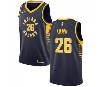 Nike Pacers #26 Jeremy Lamb Navy Blue NBA Swingman Icon Edition Jersey