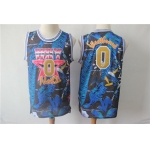 Jordan Why Not 0 Russell Westbrook Blue All Star Basketball Jersey