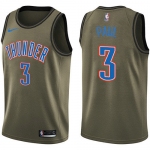 Nike Thunder #3 Chris Paul Green NBA Swingman Salute to Service Jersey