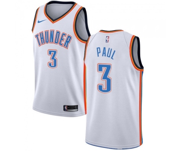 Nike Thunder #3 Chris Paul White NBA Swingman Association Edition Jersey