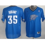 Oklahoma City Thunder #35 Kevin Durant Revolution 30 Swingman 2013 Christmas Day Blue Jersey