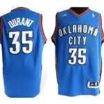 Oklahoma City Thunder #35 Kevin Durant Revolution 30 Swingman Blue Jersey