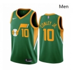 Men Utah Jazz 10 Mike Conley Green NBA Swingman 2020 21 Earned Edition Jersey