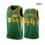 Men Utah Jazz 44 Bojan Bogdanovic Green NBA Swingman 2020 21 Earned Edition Jersey