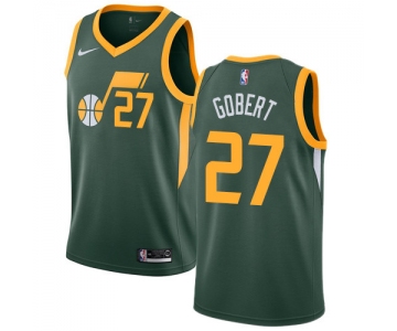 Nike Jazz #27 Rudy Gobert Green NBA Swingman Earned Edition Jersey