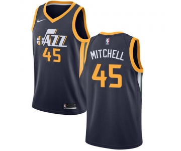 Nike Jazz #45 Donovan Mitchell Navy NBA Swingman Icon Edition Jersey