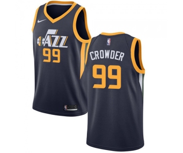 Nike Jazz #99 Jae Crowder Navy NBA Swingman Icon Edition Jersey