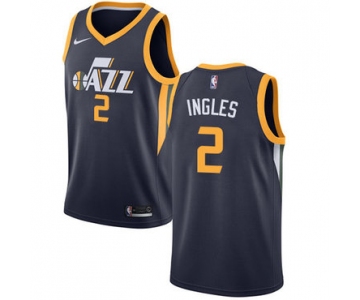 Nike Utah Jazz #2 Joe Ingles Navy NBA Swingman Icon Edition Jersey