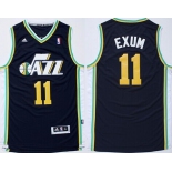 Utah Jazz #11 Dante Exum Revolution 30 Swingman Navy Blue Jersey