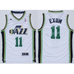 Utah Jazz #11 Dante Exum Revolution 30 Swingman White Jersey