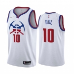 Denver Nuggets #10 Bol Bol White NBA Swingman 2020-21 Earned Edition Jersey