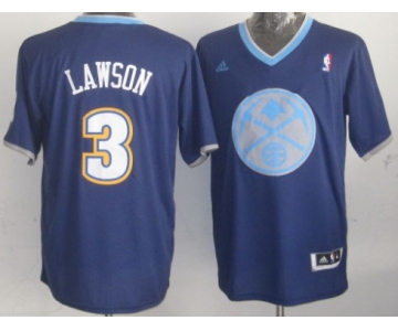 Denver Nuggets #3 Ty Lawson Revolution 30 Swingman 2013 Christmas Day Navy Blue Jersey