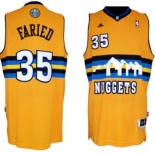 Denver Nuggets #35 Kenneth Faried Revolution 30 Swingman Yellow Jersey
