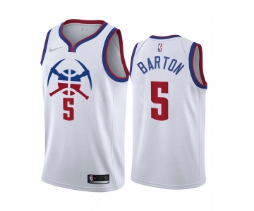 Denver Nuggets #5 Will Barton White NBA Swingman 2020-21 Earned Edition Jersey
