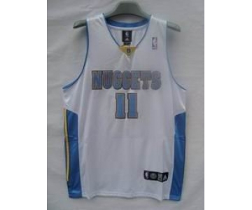 Denver Nuggets Andersen #11 white jersey