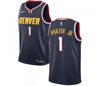 Nike Denver Nuggets #1 Michael Porter Jr. Navy NBA Swingman Icon Edition Jersey