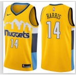 Nike Denver Nuggets  #14 Gary Harris Yellow NBA Swingman Statement Edition Jersey