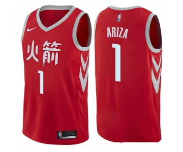 Houston Rockets #1 Trevor Ariza Red Nike NBA Men's Stitched Swingman Jersey City Edition