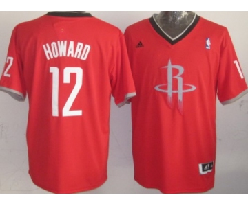 Houston Rockets #12 Dwight Howard Revolution 30 Swingman 2013 Christmas Day Red Jersey