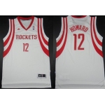 Houston Rockets #12 Dwight Howard Revolution 30 Swingman White Jersey