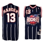 Houston Rockets #13 James Harden ABA Hardwood Classic Swingman Navy Blue Jersey