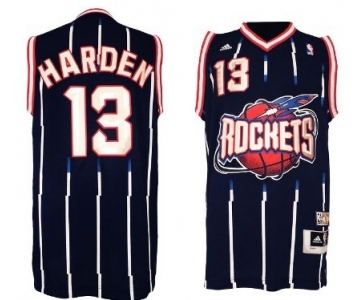 Houston Rockets #13 James Harden ABA Hardwood Classic Swingman Navy Blue Jersey