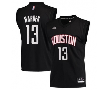 Houston Rockets 13 James Harden Black Fashion Replica Jersey