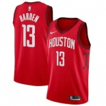 Men's Houston Rockets 13 James Harden Nike Red 2018-19 Swingman Earned Edition Jersey