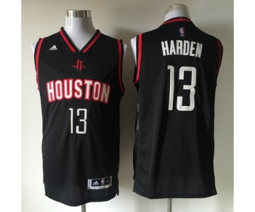 Men's Houston Rockets #13 James Harden Revolution 30 Swingman 2015-16 New Black Jersey